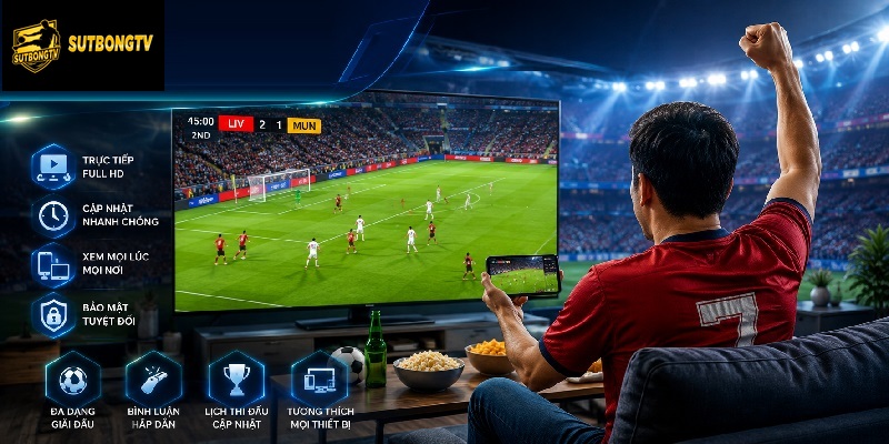 Xem trực tiếp bóng đá Sutbong TV chất lượng HD